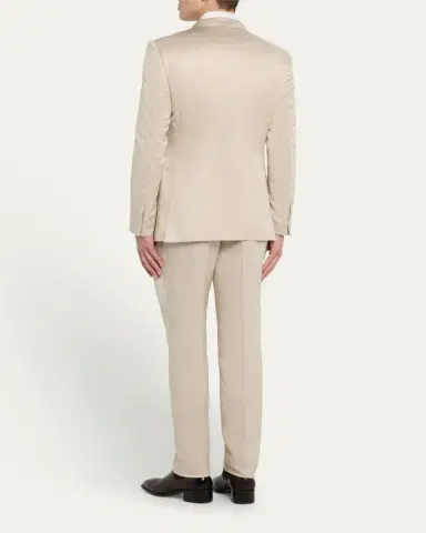 Tom Ford Men's O'Connor Silk-Linen Twill Suit | Thumbnail 3 Tom Ford Men's O'Connor Silk-Linen Twill Suit | Thumbnail 3