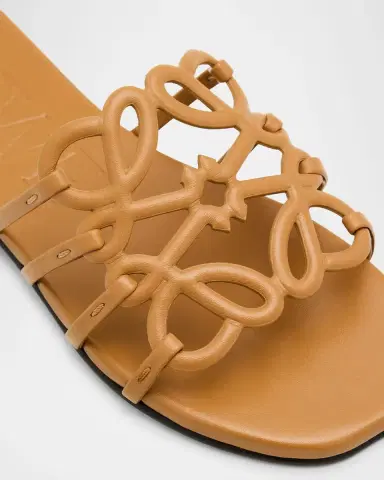 Loewe Petal Leather Anagram Slide Sandals | Thumbnail 18