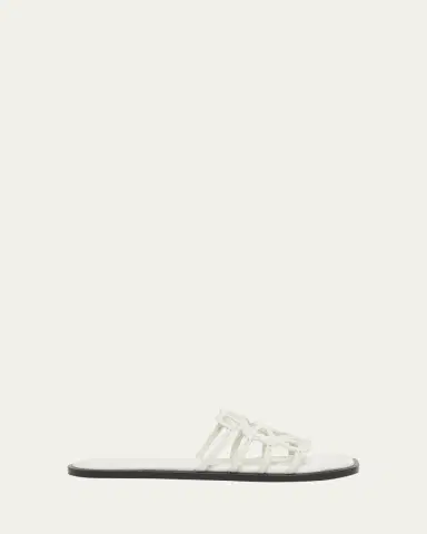Loewe Petal Leather Anagram Slide Sandals | Thumbnail 20