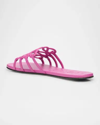 Loewe Petal Leather Anagram Slide Sandals | Thumbnail 3