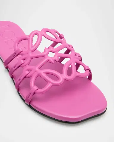 Loewe Petal Leather Anagram Slide Sandals | Thumbnail 5
