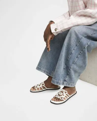 Loewe Petal Leather Anagram Slide Sandals | Thumbnail 7