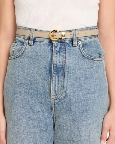 Loewe Pebble Leather Skinny Belt | Thumbnail 4