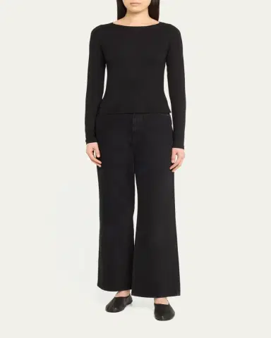 MAJESTIC FILATURES Soft Touch Marrow-Edge Long-Sleeve Top | Thumbnail 2 MAJESTIC FILATURES Soft Touch Marrow-Edge Long-Sleeve Top | Thumbnail 2