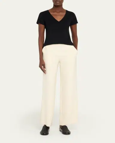 MAJESTIC FILATURES V-Neck Organic Cotton T-Shirt | Thumbnail 7 MAJESTIC FILATURES V-Neck Organic Cotton T-Shirt | Thumbnail 7