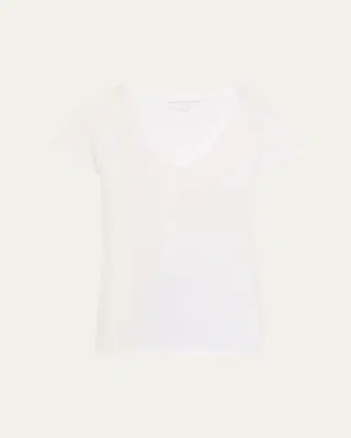 MAJESTIC FILATURES V-Neck Organic Cotton T-Shirt | Thumbnail 1 MAJESTIC FILATURES V-Neck Organic Cotton T-Shirt | Thumbnail 1