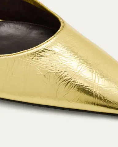 The Row Liisa Metallic D'Orsay Ankle-Strap Pumps | Thumbnail 5