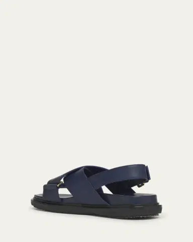 Marni Fussbet Leather Crisscross Sandals | Thumbnail 6