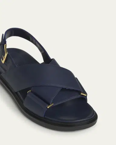Marni Fussbet Leather Crisscross Sandals | Thumbnail 7