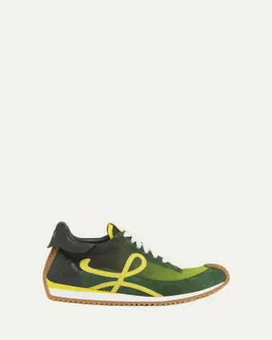 Loewe Flow Runner Suede and Leather Sneakers | Thumbnail 5 Loewe Flow Runner Suede and Leather Sneakers | Thumbnail 5
