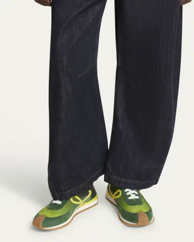 Loewe Flow Runner Suede and Leather Sneakers | Thumbnail 6 Loewe Flow Runner Suede and Leather Sneakers | Thumbnail 6
