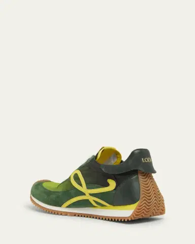Loewe Flow Runner Suede and Leather Sneakers | Thumbnail 8 Loewe Flow Runner Suede and Leather Sneakers | Thumbnail 8