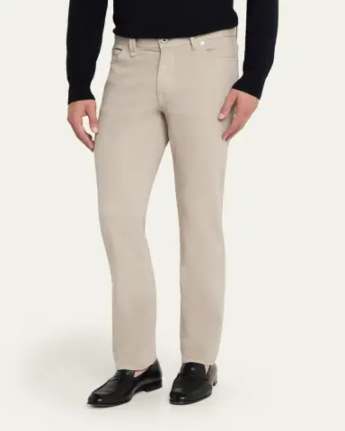 Brioni Men's Cotton Denim Five-Pocket Pants | Thumbnail 4