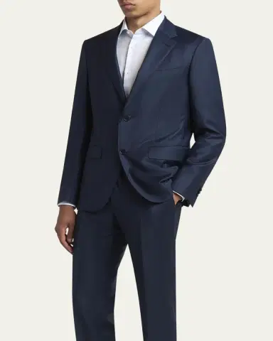 Zegna Men's Trofeo Plaid Suit | Thumbnail 4 Zegna Men's Trofeo Plaid Suit | Thumbnail 4