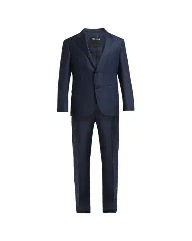 Zegna Men's Trofeo Plaid Suit | Thumbnail 1 Zegna Men's Trofeo Plaid Suit | Thumbnail 1