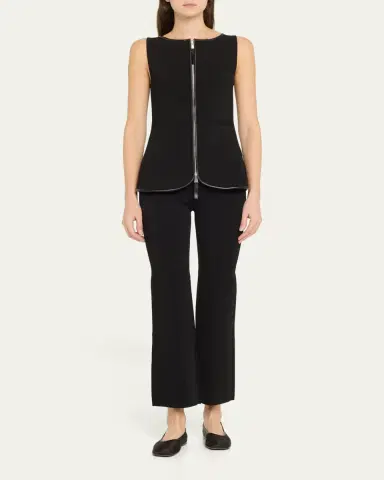 Simkhai Ashlon Pull-On Cropped Pants | Thumbnail 2 Simkhai Ashlon Pull-On Cropped Pants | Thumbnail 2