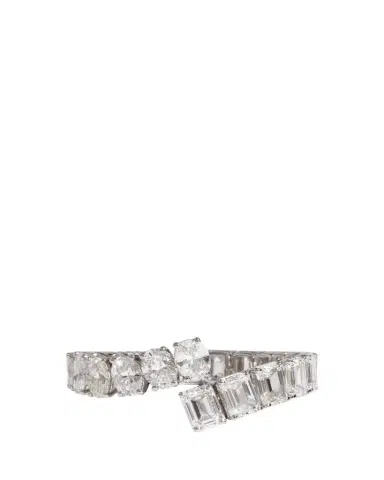 Kendall Row 14K White Gold Lab Grown Diamond Eternity Band | Thumbnail 1
