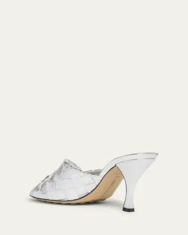 Bottega Veneta Blink Metallic Napa Sandals | Thumbnail 4