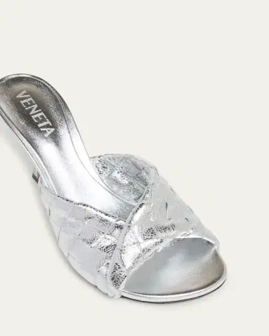 Bottega Veneta Blink Metallic Napa Sandals | Thumbnail 5