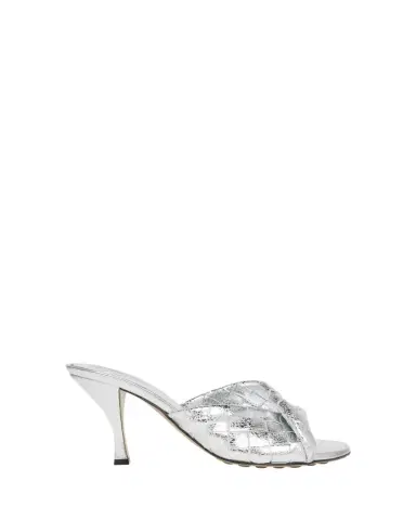 Bottega Veneta Blink Metallic Napa Sandals | Thumbnail 1