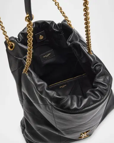 Saint Laurent Jamie Large Pochon YSL Shoulder Bag in Quilted Lambskin Leather | Thumbnail 2
