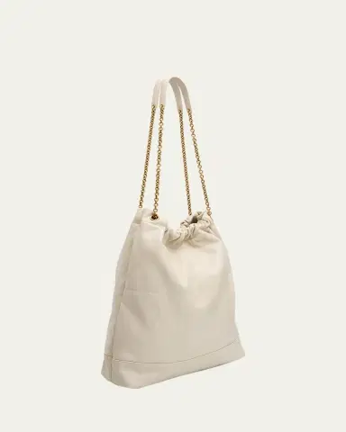 Saint Laurent Jamie Large Pochon YSL Shoulder Bag in Quilted Lambskin Leather | Thumbnail 12