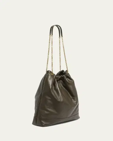 Saint Laurent Jamie Large Pochon YSL Shoulder Bag in Quilted Lambskin Leather | Thumbnail 16