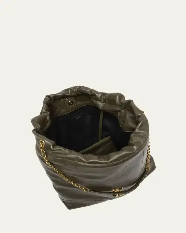 Saint Laurent Jamie Large Pochon YSL Shoulder Bag in Quilted Lambskin Leather | Thumbnail 17