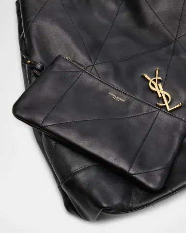 Saint Laurent Jamie Large Pochon YSL Shoulder Bag in Quilted Lambskin Leather | Thumbnail 3