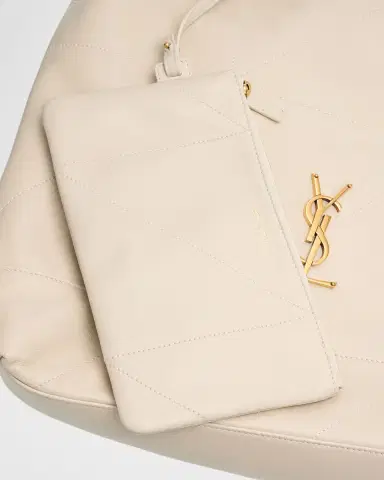 Saint Laurent Jamie Large Pochon YSL Shoulder Bag in Quilted Lambskin Leather | Thumbnail 23