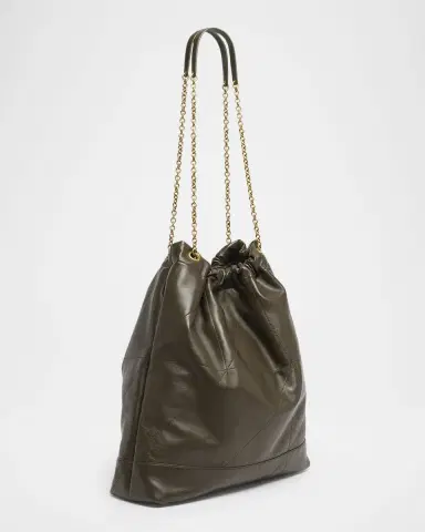 Saint Laurent Jamie Large Pochon YSL Shoulder Bag in Quilted Lambskin Leather | Thumbnail 26