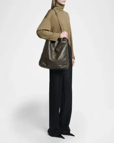 Saint Laurent Jamie Large Pochon YSL Shoulder Bag in Quilted Lambskin Leather | Thumbnail 28