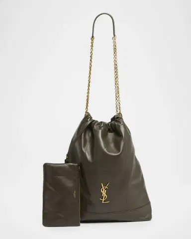 Saint Laurent Jamie Large Pochon YSL Shoulder Bag in Quilted Lambskin Leather | Thumbnail 29