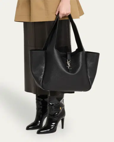 Saint Laurent Jamie Large Pochon YSL Shoulder Bag in Quilted Lambskin Leather | Thumbnail 6