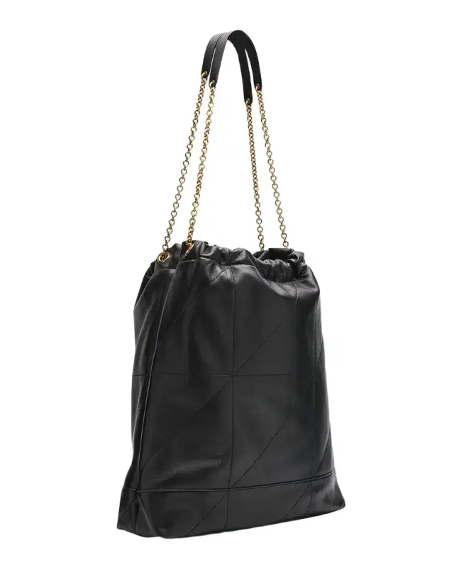Jamie Large Pochon YSL Shoulder Bag in Quilted Lambskin Leather
