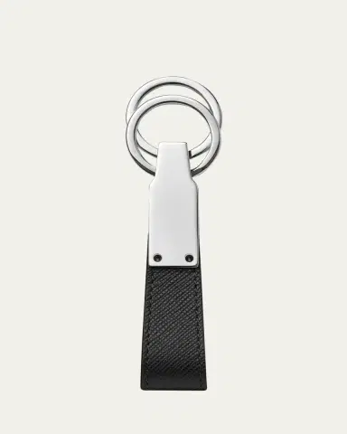 Montblanc Men's Sartorial Leather Loop Key Fob | Thumbnail 2