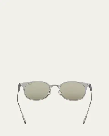 Zegna Men's Round Metal Sunglasses | Thumbnail 5 Zegna Men's Round Metal Sunglasses | Thumbnail 5