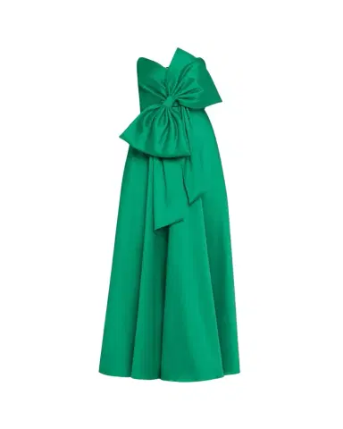 Badgley Mischka Strapless Bow-Front Gown | Thumbnail 1 Badgley Mischka Strapless Bow-Front Gown | Thumbnail 1