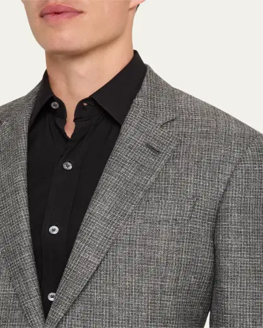 Giorgio Armani Men's Crushed Texture Sport Coat | Thumbnail 5 Giorgio Armani Men's Crushed Texture Sport Coat | Thumbnail 5