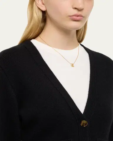 MONICA RICH KOSANN We're All Mad Here 18K Gold Necklace with Diamond | Thumbnail 2 MONICA RICH KOSANN We're All Mad Here 18K Gold Necklace with Diamond | Thumbnail 2