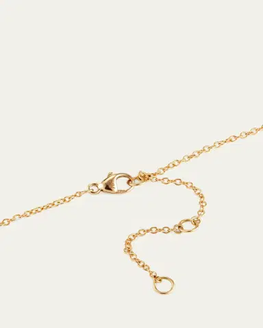 MONICA RICH KOSANN We're All Mad Here 18K Gold Necklace with Diamond | Thumbnail 4 MONICA RICH KOSANN We're All Mad Here 18K Gold Necklace with Diamond | Thumbnail 4