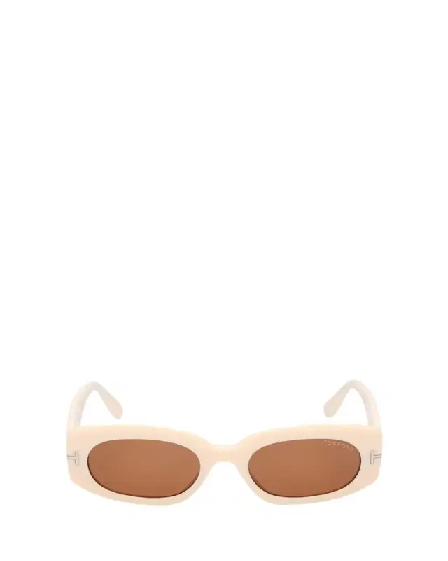 TOM FORD Cielle Oval Acetate Sunglasses