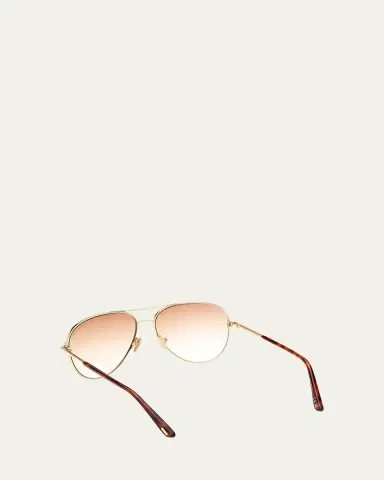 Tom Ford Clark Metal Aviator Sunglasses | Thumbnail 2 Tom Ford Clark Metal Aviator Sunglasses | Thumbnail 2