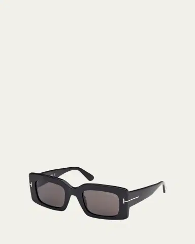 Tom Ford Brigitta Rectangle Acetate Sunglasses | Thumbnail 2