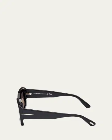 Tom Ford Brigitta Rectangle Acetate Sunglasses | Thumbnail 3