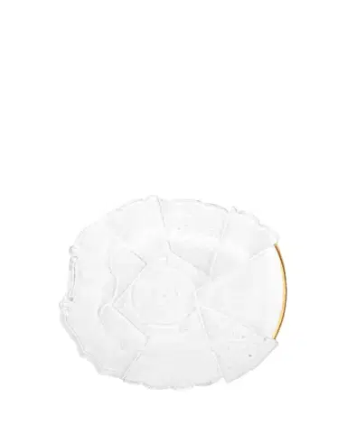 Astier De Villatte Sacai Patchwork Dinner Plate with Golden Edging | Thumbnail 1