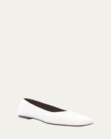 The Row Lambskin Leather Ballerina Flats | Thumbnail 2