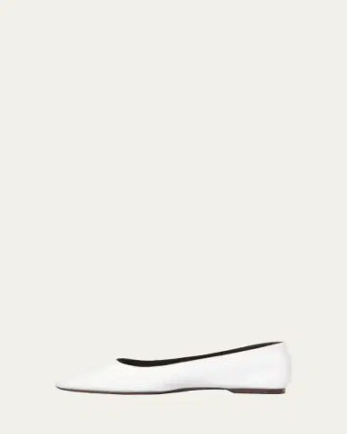 The Row Lambskin Leather Ballerina Flats | Thumbnail 3