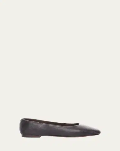 The Row Lambskin Leather Ballerina Flats | Thumbnail 4