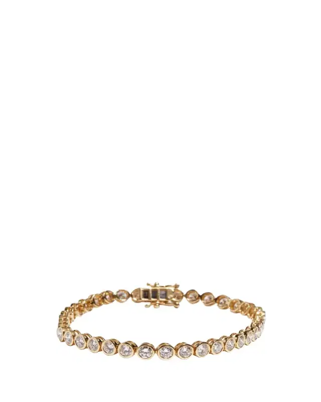Kendall Row 14K Yellow Gold Lab Grown Diamond Tennis Bracelet